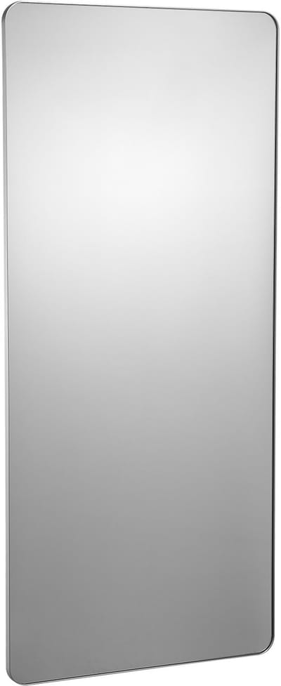 Wandspiegel, 0,15 Inch Dik, 32 X 72 Inch, Met Aluminiumlegering Frame en Explosieveilige Folie, Krasbestendig, Z-Vormige Beugel, voor Badkamer/Nachtkastje/Woonkamer