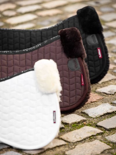 LeMieux Merino+ Half Pad Zadelonderlegger Full Bruin