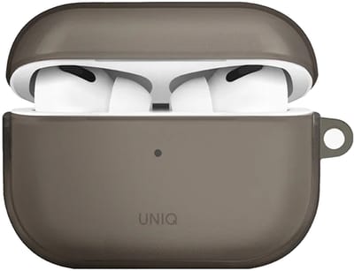 Uniq Glase Case voor de Apple AirPods Pro 2 - Glossy Smoke