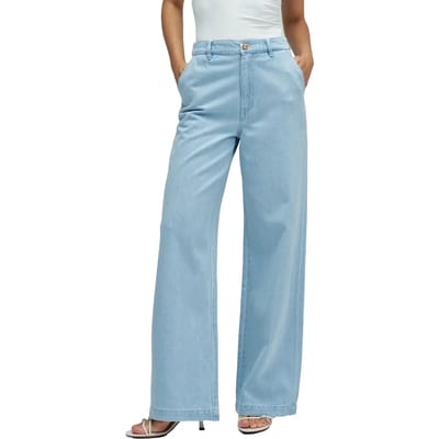 Jeans Wide Leg Chino Dames Salsa Jeans