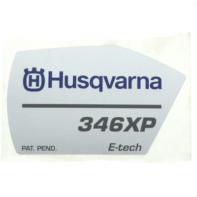 Husqvarna 346xp e-tech starterkapsticker