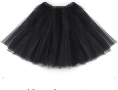 Zwart tutu rokje met voering