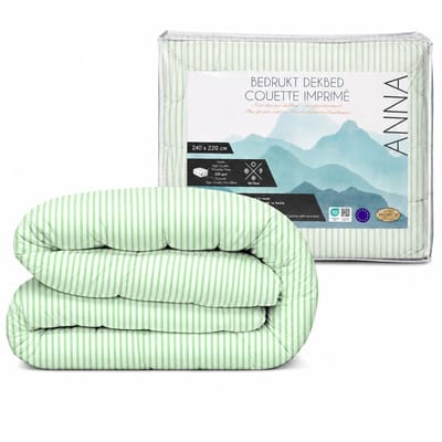 Dekbed bedrukt - Zonder hoes ( 2 in 1 ) - Tweezijdig - 240 x 220 cm - Green Summer