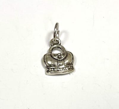 Losse hanger - Tasje - Zilverkleurig - 2 Centimeter - Sieraden maken