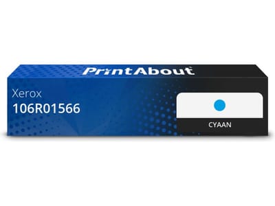 PrintAbout huismerk Toner 106R01566 Cyaan Hoge capaciteit Geschikt voor Xerox