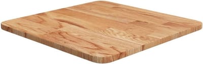 Massief Eikenhouten Tafelblad Vierkant 40x40cm Lichtbruin Houten Tafelblad