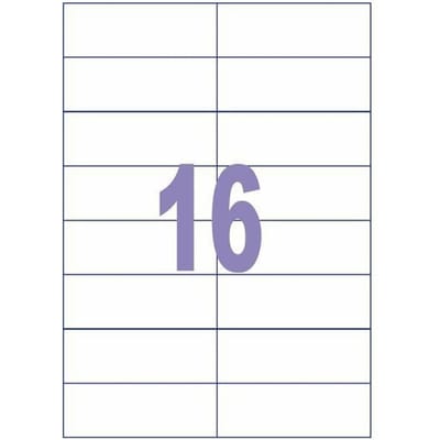 Label ILK Kangaro 105x37mm doos 25 vel 16 etiketten per vel