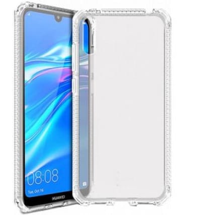 Itskins, Hoesje geschikt voor Huawei Y7 2019 - Spectrum Series Semi-hardcase, Transparant