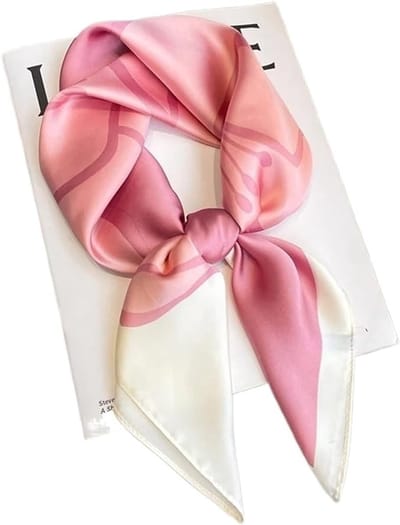 VHV - Sjaal Dames - Zijdezachte Polyester Sjaal 70 x 70 cm - Elegante Vierkante Sjaal - Voor Zakelijk en Feestelijk Gebruik