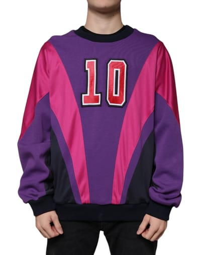 Kleurgebroken Sweatshirt met Ronde Hals