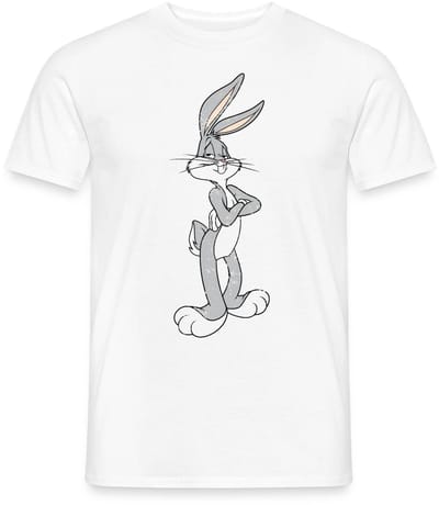 Looney Tunes Bugs Bunny Vintage T-Shirt Heren
