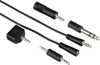 Hama audio connectiekit jack 2.5m, 1ster