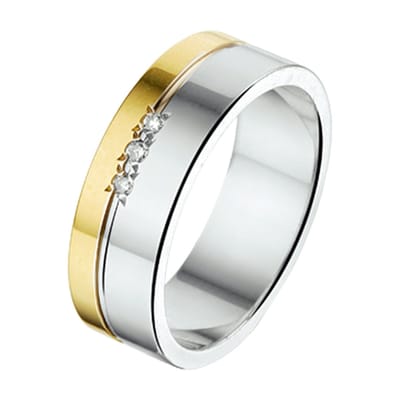 Ring Al763 - 6 Mm - 0.03ct H Si