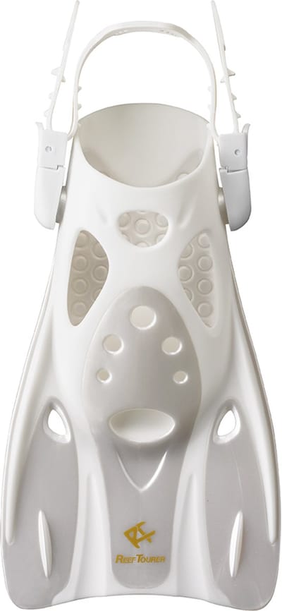ReefTourer Zwemvliezen – Premium snorkelvinnen voor volwassenen, ideaal voor snorkelen en zwemmen – RF0106-W-M Wit / Maat M (35-42) / (22–26 cm)