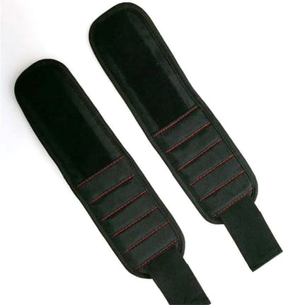 *** Magnetische Armband - Polsband - ideaal voor elektriciens en doe-het-zelvers - Armband voor Schroeven - Klus Polsband - Armband met Magneten - Reparatie - Klussen - Bouwen - Hobby - van Heble® ***