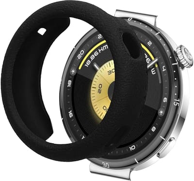 kwmobile Beschermhoes voor Huawei Watch GT6 41mm - Fitness Tracker Case van TPU - Soft Smartwatch Case - zwart
