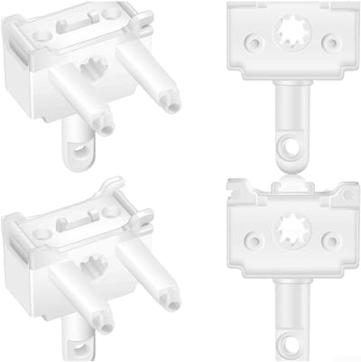 Verticale Jaloezie Reparatie - Onderdelen Set - Raamdecoratie Herstellen - Zelfuitlijnende Controle - 4 Stuks - Wit