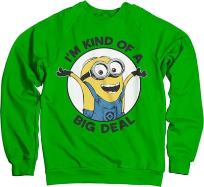 Minions I'm Kind Of A Big Deal-sweatshirt Groen