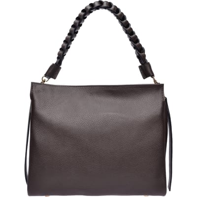 Luisa Vannini Bordeauxrood Rundleer Tas