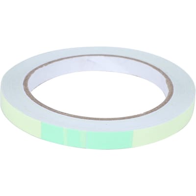 10mmx10m Groene Zelfklevende Lichtgevende Tape Milieubescherming Vlamvertragende Tape white