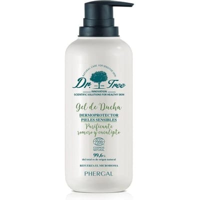 Douchegel Dr. Tree Gevoelige huid Eucalyptus Rozemarijn Zuiverend 500 ml