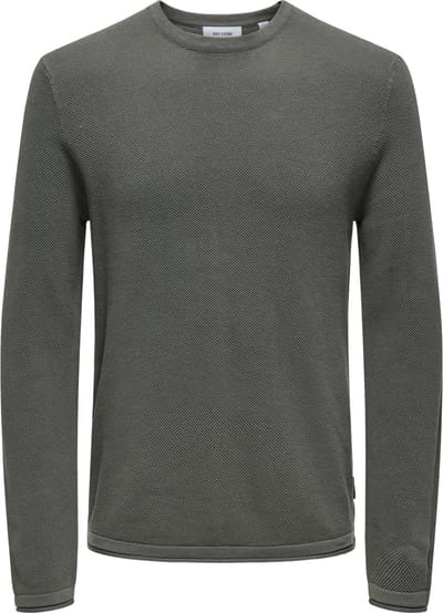 ONLY&SONS - ONSFELIX REG 12 CREW KNIT NOOS - Heren - Gebreide truien