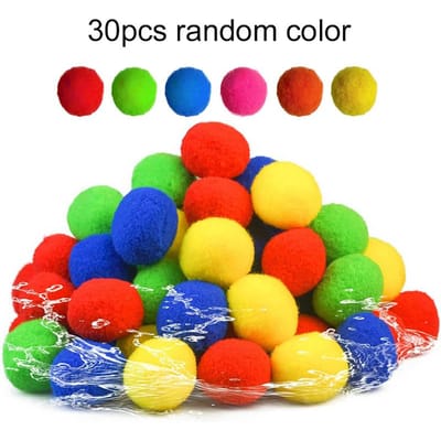 10~60 Stuks Waterballen Herbruikbaar Plezier Water Pompons Buitenspeelgoed Water Spel Zomers Speelgoed Ballen Voor Zwembad En Achtertuin Kinderen Cadeau Tmz