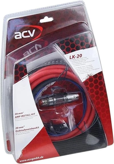 ACV LK-20 Car HiFi Versterker aansluit set / Kabelset 20mm2