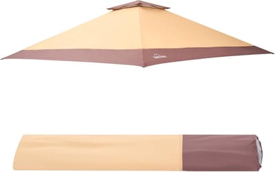 Gazebo Accessoire - Bovenkant van 30 cm x 30 cm Outdoor Gazebo Luifel, Gazebo Cover met Klein Dak Vervanging
