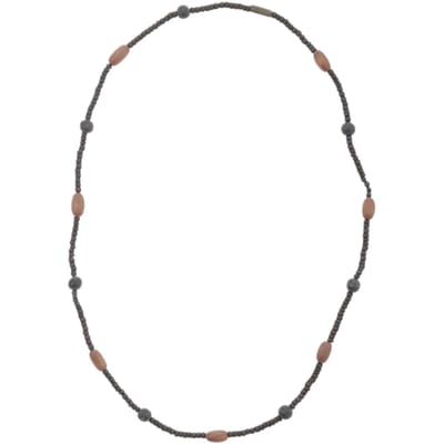 Behave – Kralenketting met houtdetails – Minimalistische stijl – 88 cm