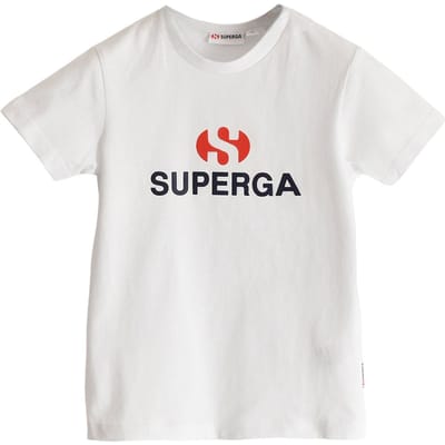 Superga Kinderen/Kinderen Logo T-shirt (Wit)