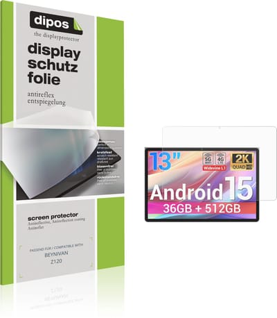 dipos – 2x Matte Beschermfolie geschikt voor BEYNIVAN Z120 | Krasbestendige & antireflecterende Screenprotector Ultra-Thin