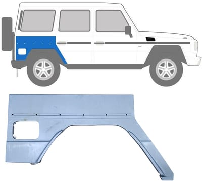 Reparatiepaneel achterspatbord voor Mercedes G-Class W463 2002-2017 / Rechts