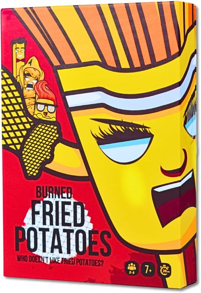 Burned Fried Potatoes | Kaartspel & Slagenspel | Familiespel | Engelse Versie | Derde Editie met Nieuwe Specialiteitskaarten | 2–6 Spelers