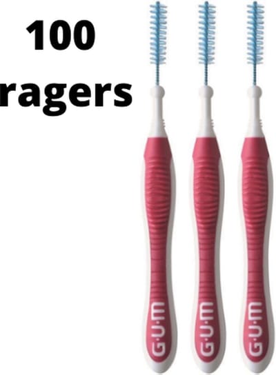 Gum Travler Ragers 1.4mm Roze - 2 x 50 stuks - Voordeelverpakking