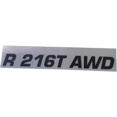 Husqvarna motorkap sticker r216t awd