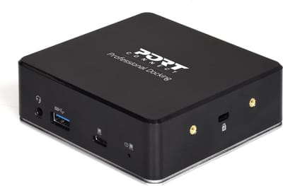 Port Connect - Dockingstation - 2 x 2K USB-A & USB-C - 7 Apparaten - 85W - Met HDMI - Zwart