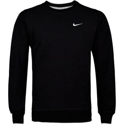 Pull-over simple de sport décontracté Nike en tricot confortable respirant brodé pour hommes sweatshirt Noir 637903-010 L gray