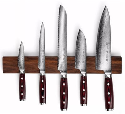 Yaxell Super Gou Magnetische Messenset - 5 messen - Japanse Damascus Topkwaliteit