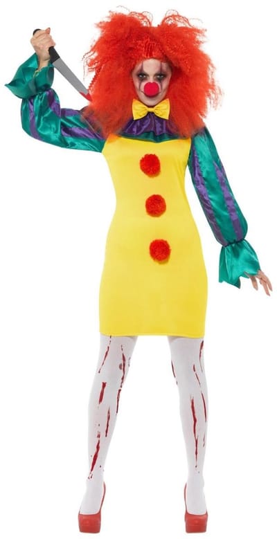 Horror Clown Jurkje Dames Klassiek - Maat XS