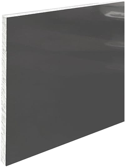 PVC Hardplastic Platen - Kunststof Panelen - Industrieel Hobby Werk - Hoge Stijfheid Duurzaamheid - 10mm Dikte Diverse Maten - Grijs