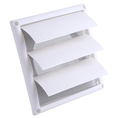 Dailygoods - Ventilatierooster - Wandventilatie - Insectenhor - 20x20cm - Luchtventilatierooster - Ideaal voor luchtcirculatie - Geschikt voor plafond...