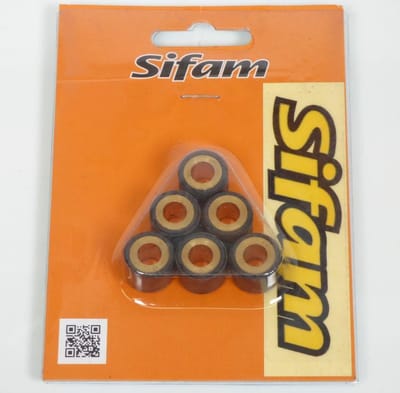 sifam variatorrol voor scooter yamaha 50 ye zest 1992 tot 1995 15x12 7.5grs nieuw