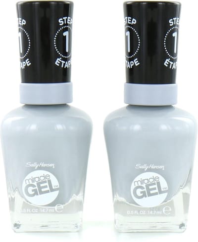 Sally Hansen Miracle Gel Nagellak - 260 Greyfitti (2 Stuks)