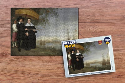 Puzzel Een opperkoopman van de VOC - Schilderij van Aelbert Cuyp - Legpuzzel - Puzzel 500 stukjes