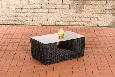 CLP Salontafel Moss 80 x 50 cm zwart