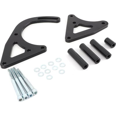Kit Support de Montage d'Alternateur Noir avec Support Vis de Fixation Assortie pour HOLDEN V8 253 308 PRE VN black