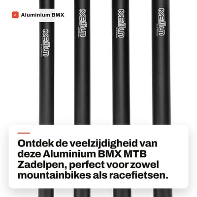 Dailygoods- Zadelpen 27,2 mm - Vervangende Zadelpen - Geschikt voor MTB/Racefiets - Verstelbare Hoek - Eenvoudige Installatie - Schokbestendig - Fietsaccessoire