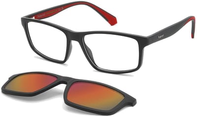 Polaroid PLD D622/C Matte black red 56/16/145 MAN Brilmonturen