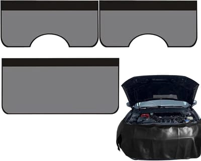 Beschermmat Set - Werkplaatspads - Voertuig Beschermen - 3-Delig Padded Ontwerp - 31 x 22 x 22 cm - Grijs